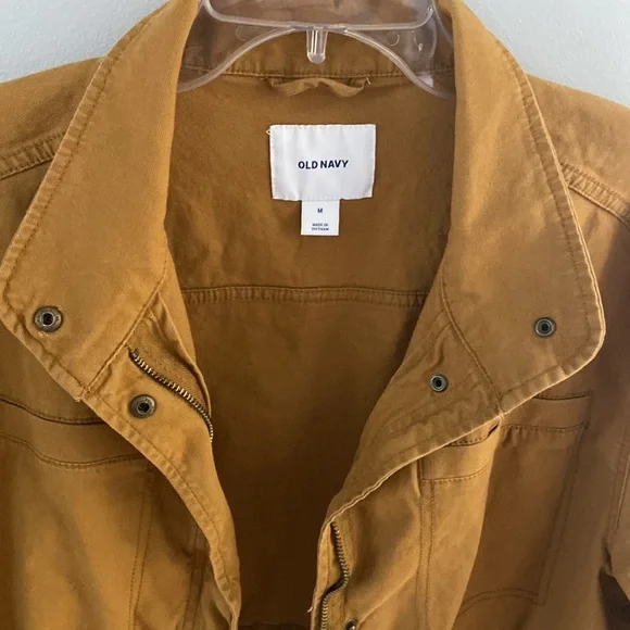 Old navy utility jacket in spiced mustard. Small - Picture 3 of 4
